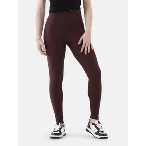 Mallas para mujer, pantalones recortados de estilo veraniego, cintura media, grandes elásticos de talla grande 7XL, pantalones de algodón transpirables suaves de Color caramelo - Product Image 6