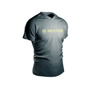 Camiseta deportiva personalizada OEM para hombre, camiseta de gimnasio de secado rápido, ropa atlética de entrenamiento transpirable, venta al por mayor - Product Image 3