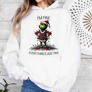 Sudaderas Navideñas con Estampado 3D, Tejidas, al por Mayor, con Logotipo Personalizado, Cuello Redondo, con Cierre, para Hombre, Mujer y Familia, Transpirables, Colores Personalizados - Product Image 1