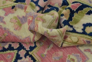 Hermosa Alfombra de lana anudada a mano turca Oushak con tinte vegetal para dormitorio, sala de estar, tamaño personalizado disponible - Product Image 3