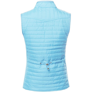 Dernier long hiver toile gilet bouffant logo personnalisé Stand Street Wear vêtements d'extérieur mode sans manches manteau femmes gilets équestres - Product Image 3