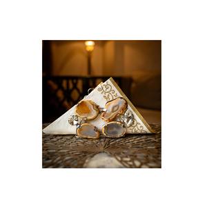 Porte-serviettes en métal, nouvelle arrivée, aspect vintage, design carré - Product Image 2