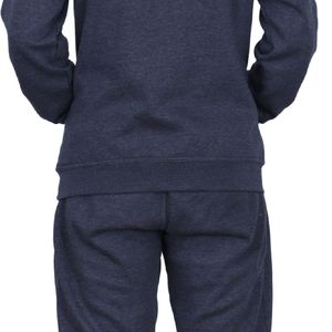 Ensemble de survêtement sport personnalisé en coton 100% de haute qualité, confortable pour l'entraînement en salle de sport, pour hommes, à capuche unie pour l'hiver - Product Image 4