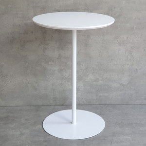 Minimalist 46cm Diameter Round <b>Side</b> <b>Table</b> 65cm <b>High</b> for Bedroom Furniture for Bed or Sofa Placement-SST030 - Product Image 4