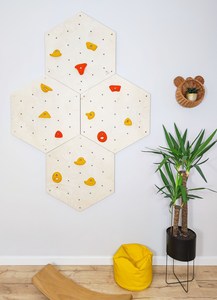 ลูกปิ๊กเกอร์หินหกเหลี่ยมสำหรับเด็ก1คนสำหรับใช้ในบ้านกำแพงสำหรับปีน - Product Image 6