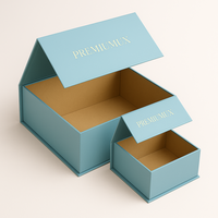 Boîte cadeau rigide de luxe avec estampage à chaud en or, gaufrage, logo personnalisé, carton écologique de qualité supérieure, bijoux, parfum, cadeaux haut de gamme