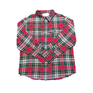 Meilleures ventes Chemises en flanelle à carreaux de haute qualité pour enfants et garçons Chemises à col rabattu de grande taille décontractées au design personnalisé pour enfants - Product Image 3