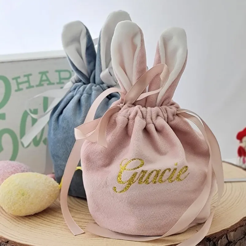 Hot Sale Easter Household Decoration Cute Sublimation Bunny Ear Easter Basket