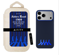 Coque de téléphone antichoc AIRITY Hot Selling New Abbey Road 1969 bleue avec aimant et résistante aux rayures pour iPhone 17 Pro Max