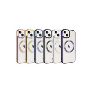 Coque en silicone de luxe Netzy édition or avec chargement sans fil pour iPhone 14, compatible MagSafe, avec finition électroplaquée spéciale - Product Image 2