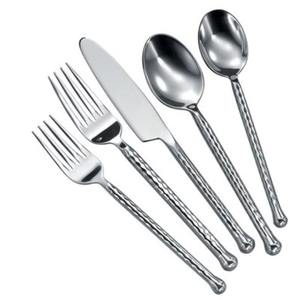 Juego de 4 cubiertos de acero inoxidable, utensilios de cocina ideales para regalos de mesa, uso diario en el hogar, cubiertos con mango elegante, aptos para lavavajillas - Product Image 4