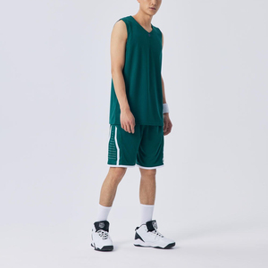 Ensemble d'uniformes de basketball unisexes personnalisables, grandes tailles, séchage rapide, respirant, fabriqué en usine, vente directe, vêtements de sport - Product Image 5