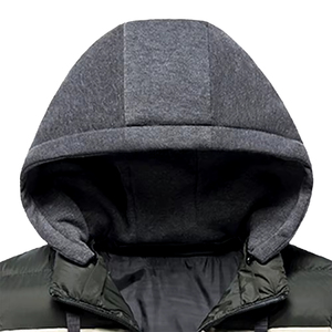 Veste d'hiver en plein air pour hommes veste décontractée à capuche en duvet pour hommes grande taille veste à capuche en duvet pour hommes - Product Image 2