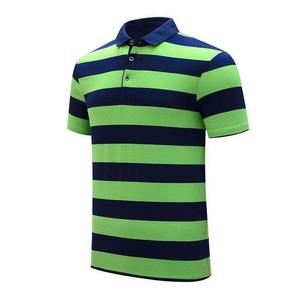 2025 personnalisé hommes affaires mode T-Shirt été respirant à manches courtes Polo séchage rapide tissu imprimé motif hommes polos - Product Image 4