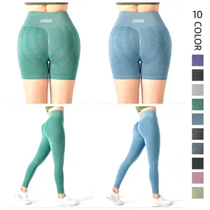 Pantalon de Yoga élastique sans couture, legging d'entraînement de levage des fesses, contrôle du ventre, pantalon serré, Fitness, Shorts de sport