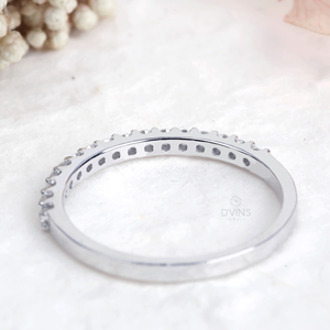 แหวนแต่งงานประดับเพชรคลาสสิกสำหรับผู้หญิงแหวนหมั้นเพชรเม็ดเดี่ยวสีทองคำขาว14/18K ได้รับการรับรองจาก GIA - Product Image 4