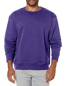Sudadera de Alta Calidad 100% Algodón para Hombre, Cuello Redondo, Estilo Vintage, Felpa Francesa, Lisa, Teñida, Sudadera con Capucha - Product Image 3