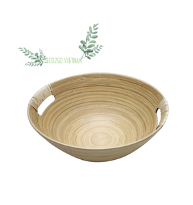 Cuenco y cuchara de succión para niños de bambú natural a granel/cuenco de bambú hilado Vietnam con precio barato y alta calidad de Eco2go Vietnam - Product Image 4