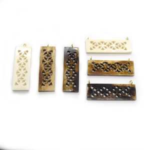 Colgante de hueso Hueso de búfalo real Mejor color Collar hecho a mano natural Colgante Colmillo de hueso Colgante Buey - Product Image 4