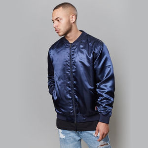 Chaqueta Universitaria de Satén Personalizada de Invierno, Nueva, Último Modelo, Talla Grande para Hombre, con Letras Personalizadas, al por Mayor - Product Image 2