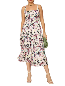 Vestido Blanco Floral de Alta Calidad para Mujer, Nuevo, Perfecto para Bodas y Eventos Especiales, Disponible a Precio de Mayoreo desde India - Product Image 3