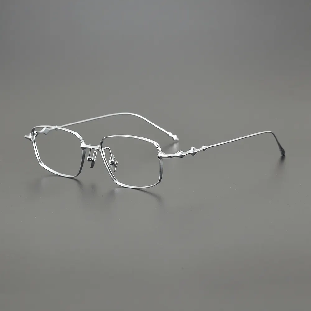 2024 модные очки из чистого титана в стиле ретро