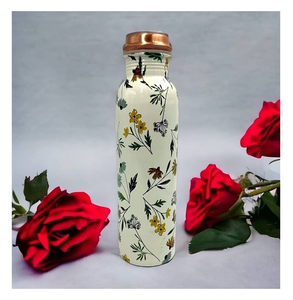 Copper Water Bottle <b>Drinking</b> Office Ayurveda Herbal Copper Water Bottle Eco-Friendly Copper Bottles <b>Sports</b> Ayurveda - Product Image 1