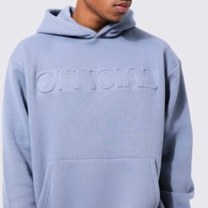 100% algodón mezclado peso pesado pulóver Sudadera con capucha Jogger de gran tamaño estilo callejero Sudadera con capucha para hombres teñido liso para invierno - Product Image 4