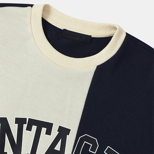 เสื้อสเวตเตอร์คอกลมแขนยาวผ้าฝ้ายสำหรับผู้ชายเสื้อกันหนาวพิมพ์ลายโอเวอร์ไซส์สำหรับฤดูหนาว - Product Image 4