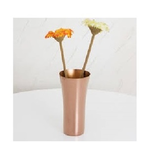 Jarrón de mesa de Metal duradero, decoración de flores exquisitas para el hogar y la boda, exportador de proveedores indios - Product Image 3