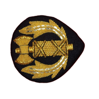 Nouveaux Badges et Écussons Brodés Français de la Seconde Guerre Mondiale avec Perles, à Coudre sur Tissu, Designs Personnalisés