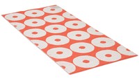 Tapis tissé en plastique PP extérieur personnalisé de haute qualité, facile à nettoyer, avec logo, pour la maison, la voiture, le sol, le pique-nique, antidérapant, réversible, moderne