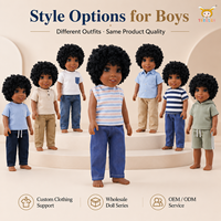 Poupée TUSALMO personnalisée de 14 pouces pour filles afro-américaines, en vinyle souple, cheveux bouclés, jouet éducatif interactif, OEM ODM