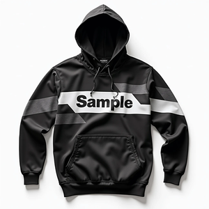 เสื้อฮู้ดดี้โอเวอร์ไซส์สำหรับผู้ชาย สไตล์สตรีทแวร์ปรับแต่งได้ ทนทาน ผลิตจากโพลีเอสเตอร์ 100% ผสมผ้าฝ้าย เหมาะสำหรับฤดูหนาว - Product Image 1