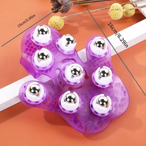 Massaggiatore a Sfera Manuale 16*15cm con 9 Perle per Muscoli, <span class=keywords><strong>Schiena</strong></span>, Collo, Articolazioni, Piedi, Spalle, Gambe, Meridiani, Sollievo dal Dolore, Forma a Palma - Product Image 2