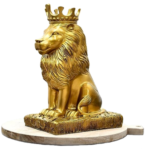Artage 3 Deers Ball <b>Brass</b> Sculpture Elegant Table Top Showpiece for Office & Home Decor India Wholesale Price Gift Ideas - Product Image 5