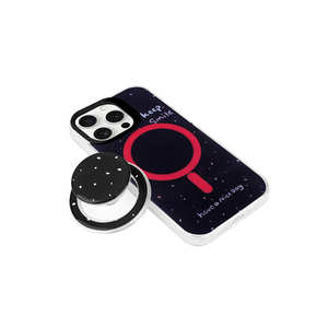 Funda de Silicona Negra Netzy para iPhone 15 Pro, 13 Pro Max, 13 Pro Plus, Compatible con MagSafe y Desmontable para Pop Socket - Product Image 3