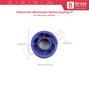 BWR130 Window Regulator Repair <b>Cable</b> Roll <b>Gear</b> Reel Wheel Pulley Front-Rear Right Door for Polo Toledo A3 C5 Phaeton 8V4839462 6 - Product Image 5