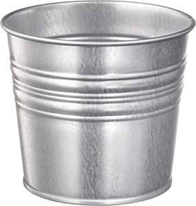 Jardinière galvanisée et Pots au Design à la mode, jardinière Antique avec bordure dorée et poignée pour jardinière de fleurs - Product Image 6