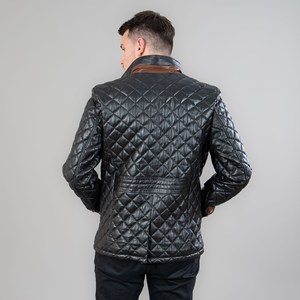 Veste en cuir pour homme à séchage rapide pour l'extérieur, nouveau design 2025, vêtements décontractés, respirante, veste en cuir pour homme, OEM personnalisé - Product Image 5