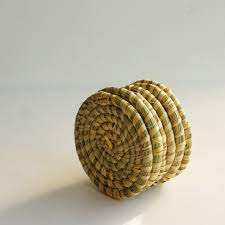 Tapis de repas en jacinthe d'eau de style vintage fait à la main pour la maison, banquet de mariage, motif solide au prix de gros bon marché - Product Image 6