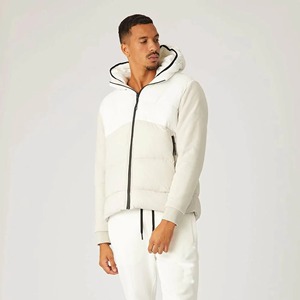 Chaquetas acolchadas para hombre con Cuello de piel de burbuja de pato, servicio OEM, tarifas de fábrica, chaqueta acolchada de invierno personalizada de alta calidad para hombre - Product Image 6