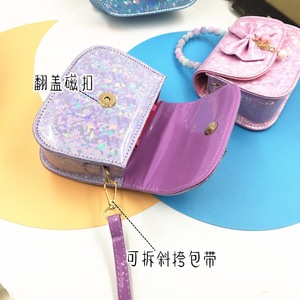 Factory Direct Fashion Bow Princess Candy <b>Bag</b> Little Girls <b>Mini</b> Crossbody Shoulder Coin Purse - Product Image 5