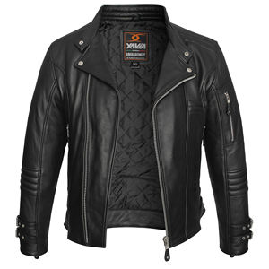La chaqueta de cuero de hombre personalizada de más alta calidad hecha en Pakistán Chaquetas de cuero de moto de alta calidad - Product Image 5