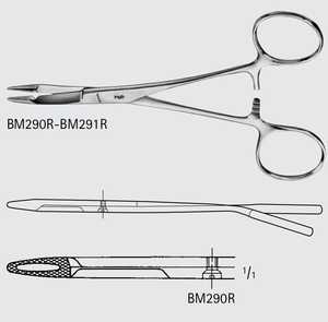 Durogrip TC Masing Fuente de alimentación manual chapada en oro Base de aguja segura para cirugía general Aguja de instrumentos quirúrgicos de calidad - Product Image 2