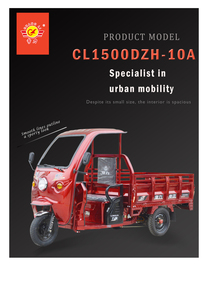 CHANGLI 60v triciclo elettrico Cargo <span class=keywords><strong>a</strong></span> corpo aperto <span class=keywords><strong>a</strong></span> tre <span class=keywords><strong>ruote</strong></span> con motore elettrico - Product Image 5