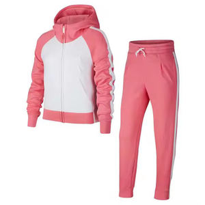 Sudadera de gimnasio personalizada de alta calidad, conjunto de Jogger, capucha de lana transpirable, traje con cremallera estampada, chándal deportivo de talla grande para hombres - Product Image 4
