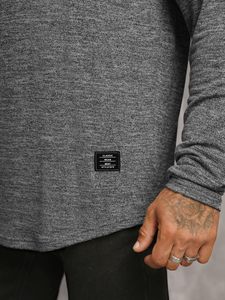 เสื้อยืดแขนยาวแฟชั่นสไตล์ไฮสตรีทใหม่สำหรับผู้ชาย ดีไซน์สวย ใส่สบาย คอกลม พรีเมียม ลำลอง - Product Image 3