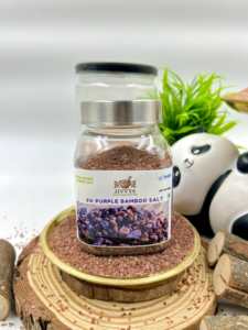 สารสกัดจากสมุนไพรอัลคาไลน์ธรรมชาติคริสตัลเกลือไม้ไผ่สีม่วง9x การเพาะปลูกป่าขายส่งจำนวนมาก - Product Image 5