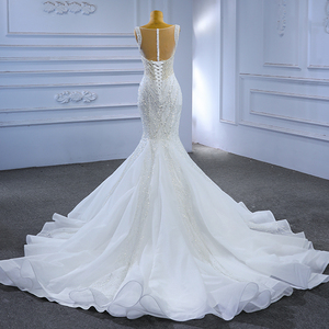 Robes de mariée sirène <span class=keywords><strong>chic</strong></span> en sequins et perles Jancember 222147 - Product Image 5